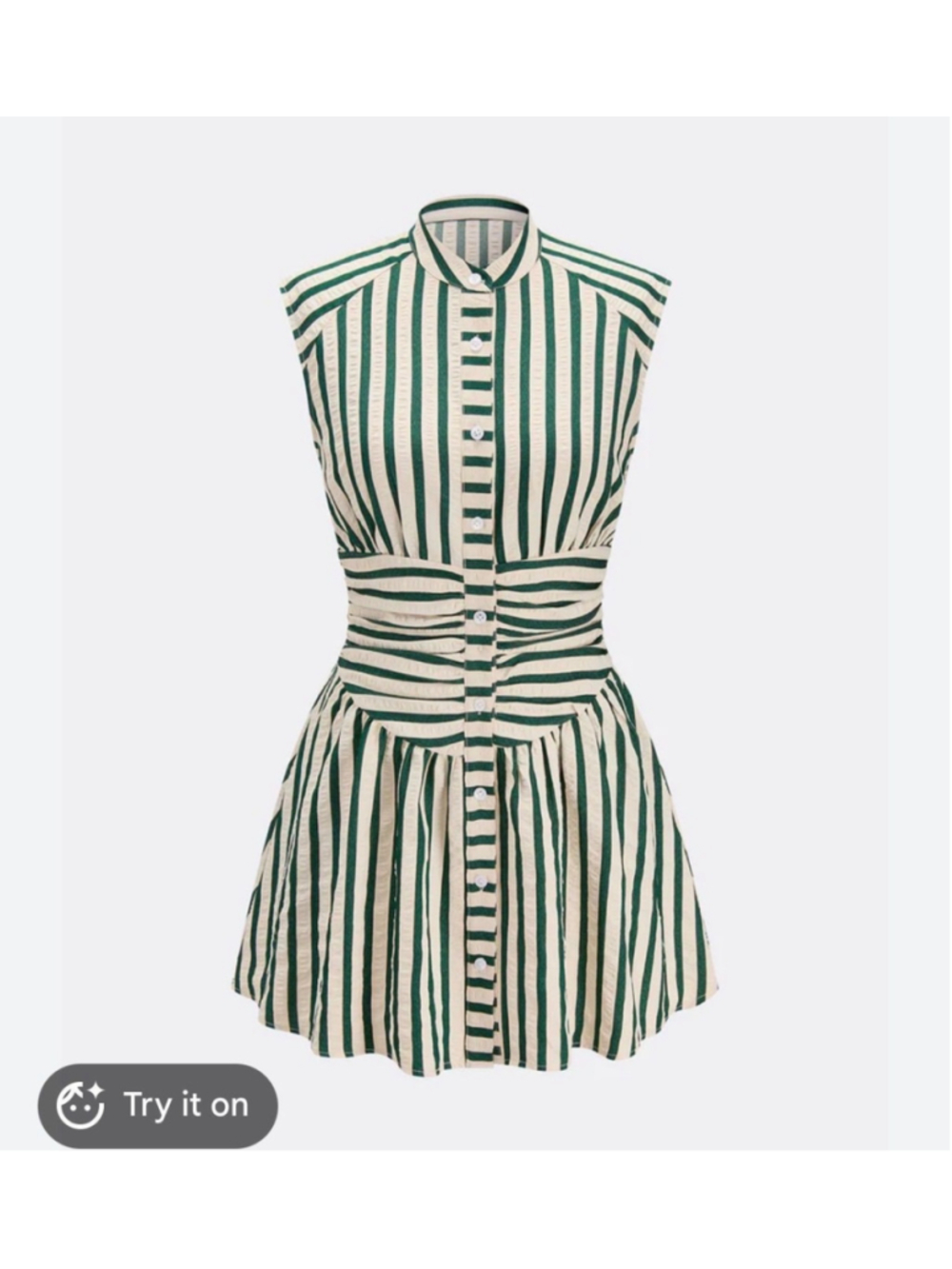 Commense striped dress NWT size large